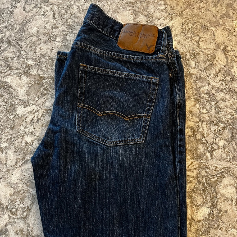 American Eagle low rise bootcut mens jeans